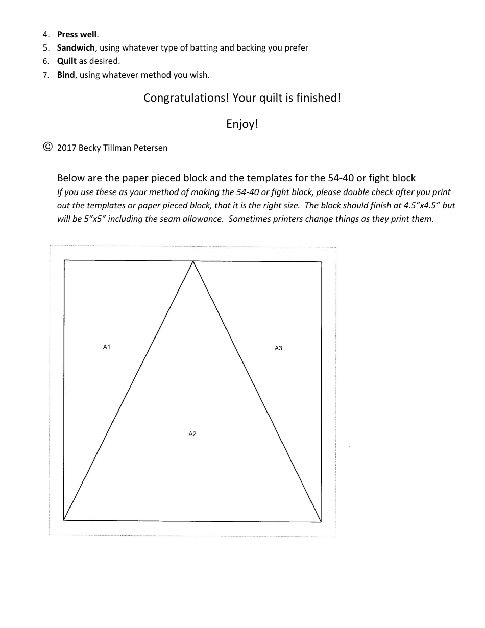 Blades of Color Quilt Pattern Templates, Page 17