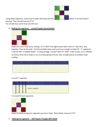 Blades of Color Quilt Pattern Templates, Page 6