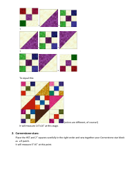 Blades of Color Quilt Pattern Templates, Page 8