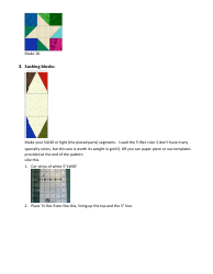 Blades of Color Quilt Pattern Templates, Page 9