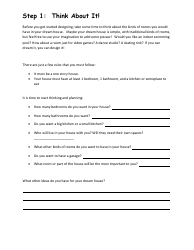 Dream House Planner Template, Page 2