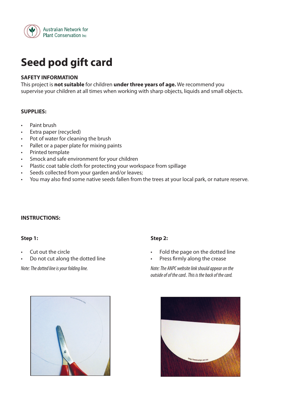 Seed Pod Gift Card Template, Page 3