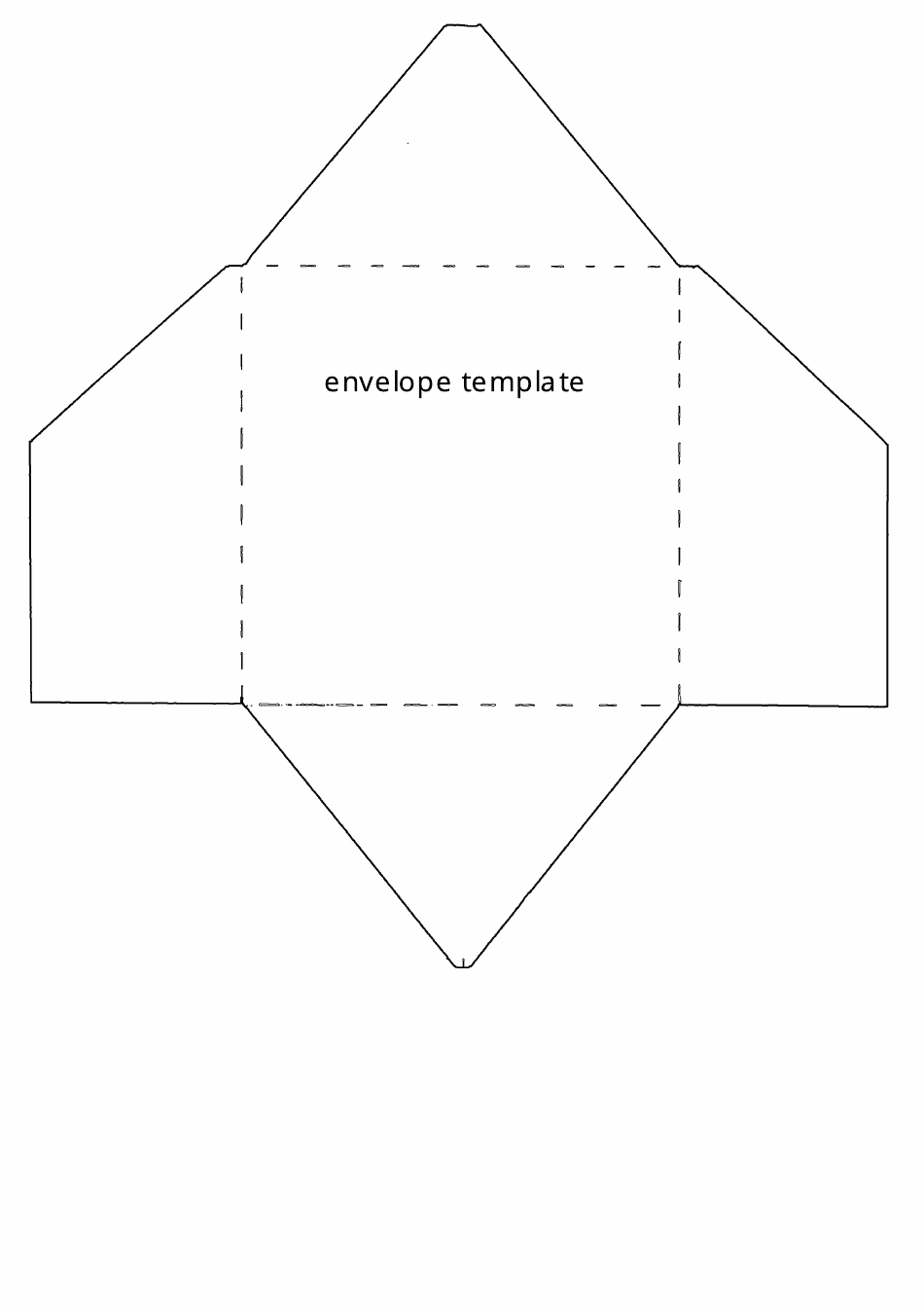 Square Envelope Template, Page 1