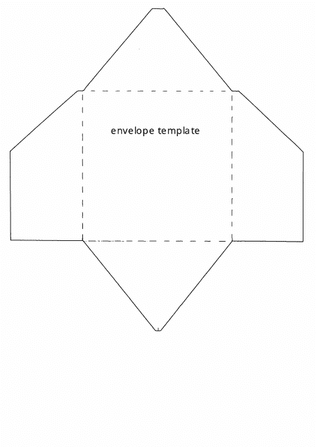 Square Envelope Template