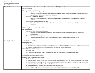 Middle-Level Cte Learning Experience Template - Design Your Own Bedroom; Floor Plan Revisions - New York, Page 2