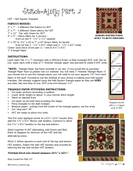 10th Anniversary Stitch-Along Quilt Block Pattern - Part 2, Page 2