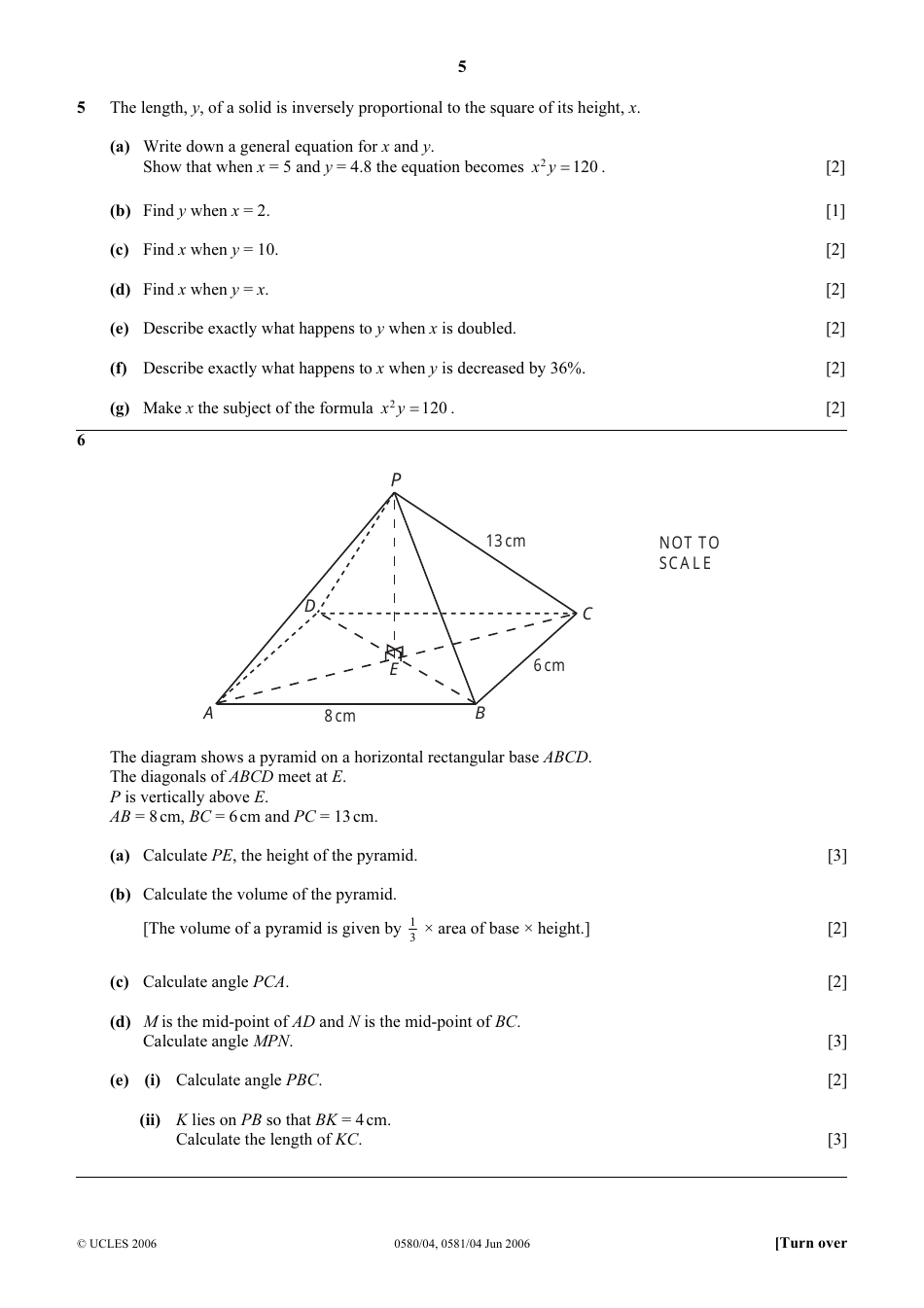 University of Cambridge International Examinations: Mathematics Paper 4 (Extended), Page 5
