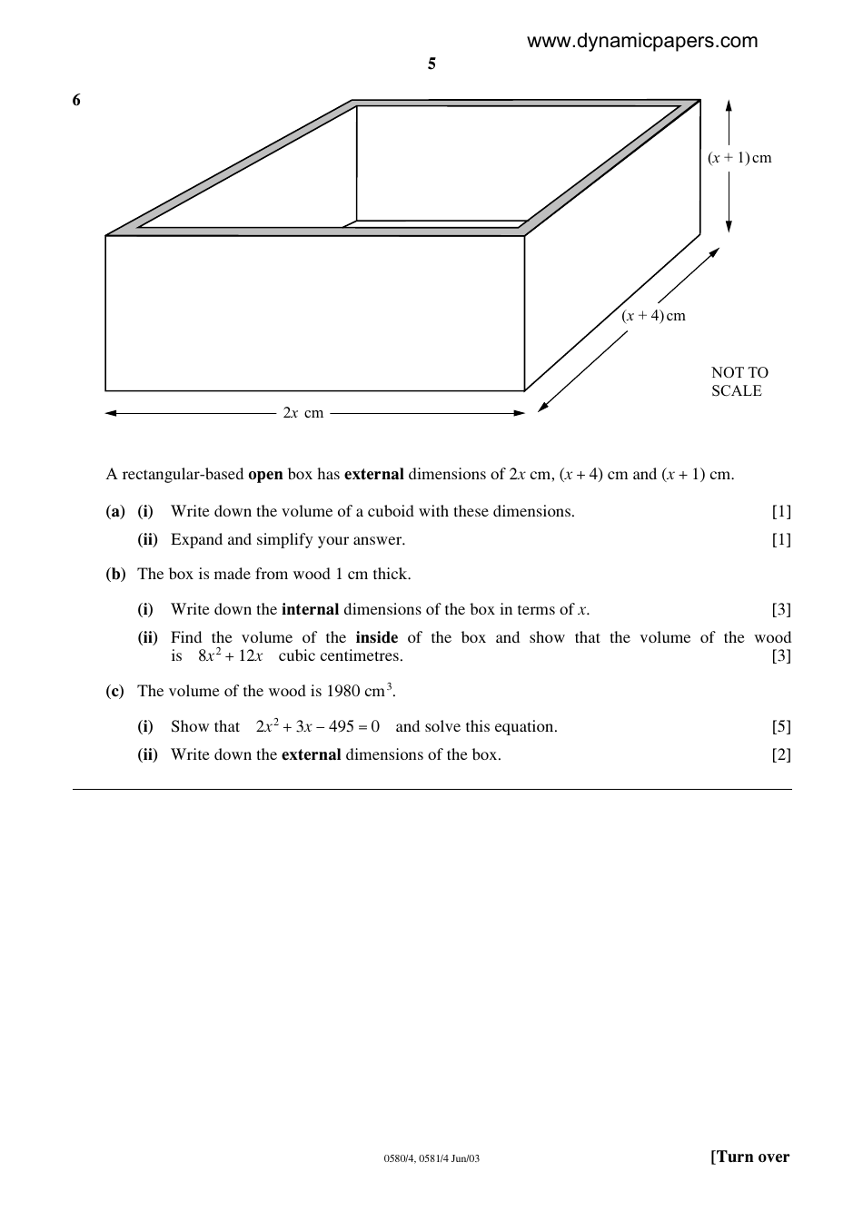 Cambridge International Examinations: Mathematics Paper 4, Page 5