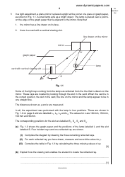 Cambridge International Examinations: Physics Paper 4 - Alternative to Practical, Page 2