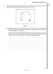 Cambridge International Examinations: Physics Paper 4 - Alternative to Practical, Page 4