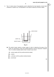 Cambridge International Examinations: Physics Paper 4 - Alternative to Practical, Page 6