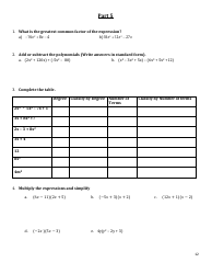 Algebra I: Final Review 2021-2022, Page 12