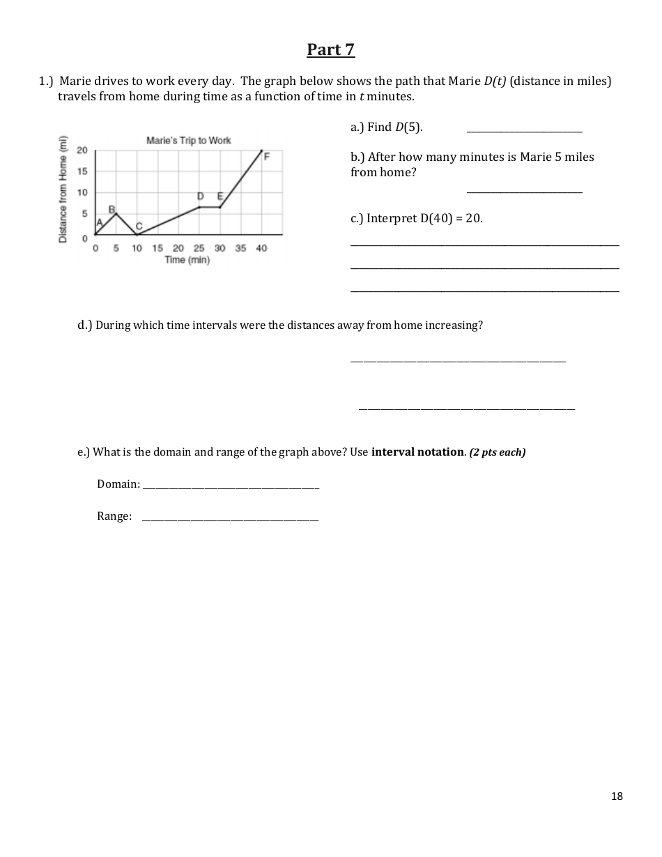 Algebra I: Final Review 2021-2022, Page 18