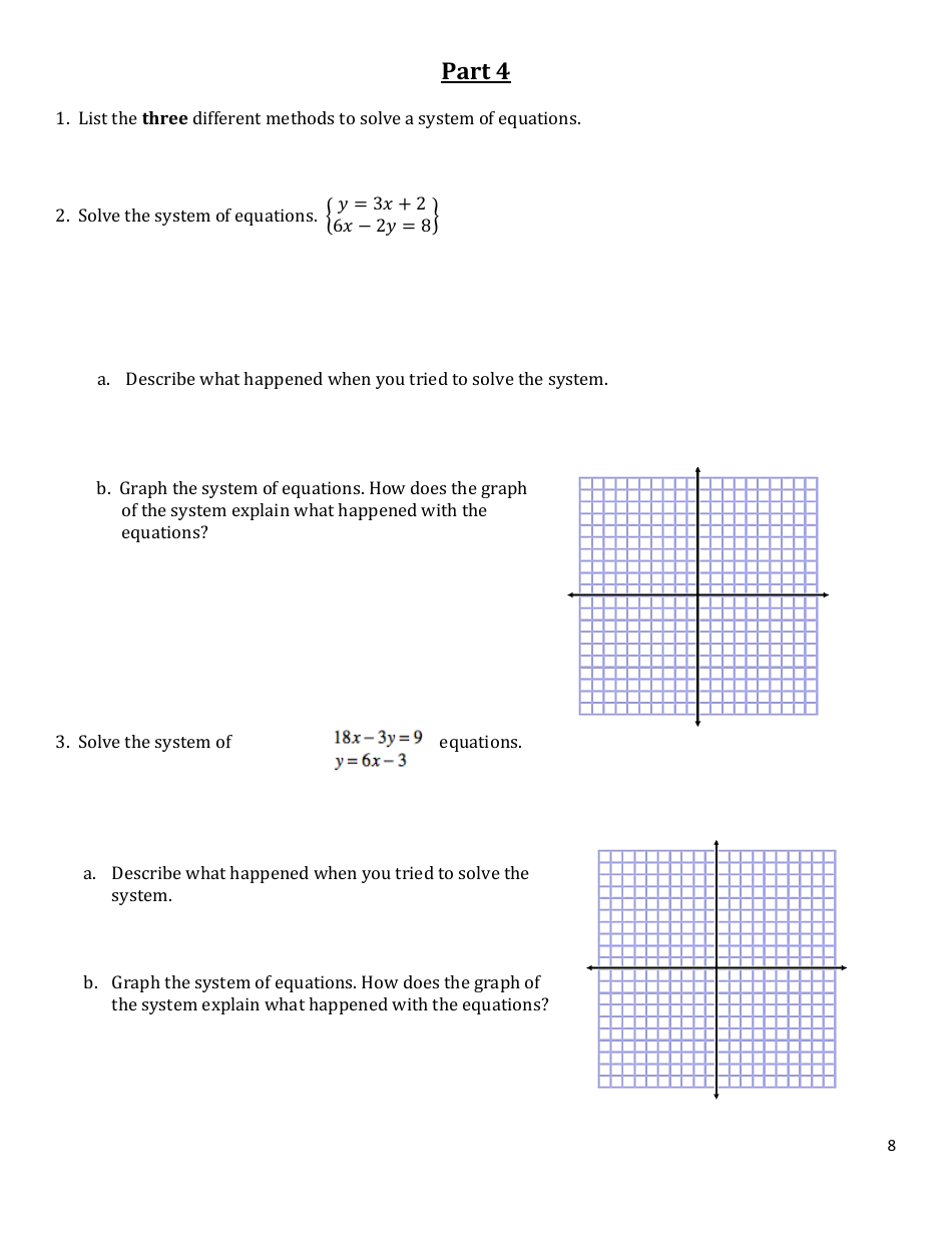 Algebra I: Final Review 2021-2022, Page 8