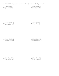 Algebra I: Final Review 2021-2022, Page 9