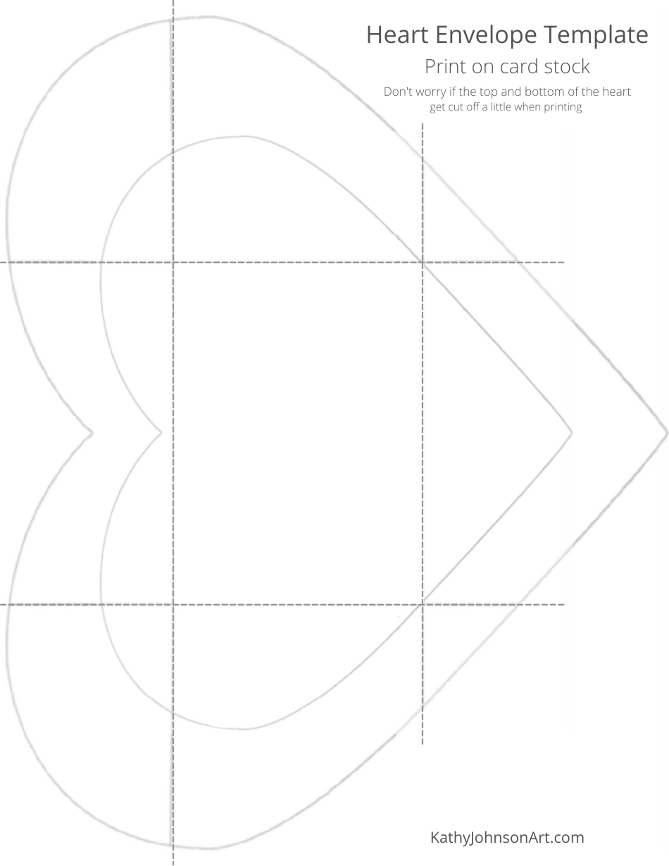 Heart Envelope Template Download Printable PDF Templateroller Heart Envelope Template Download Printable PDF Templateroller