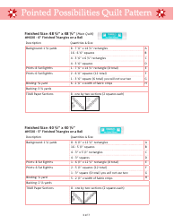 Pointed Possibilities Quilt Pattern - Fat Quarter Shop, Page 3