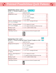 Pointed Possibilities Quilt Pattern - Fat Quarter Shop, Page 5