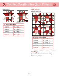 Pointed Possibilities Quilt Pattern - Fat Quarter Shop, Page 7