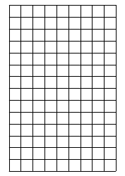 Document preview: A4 Graph Paper With 2cm Squares