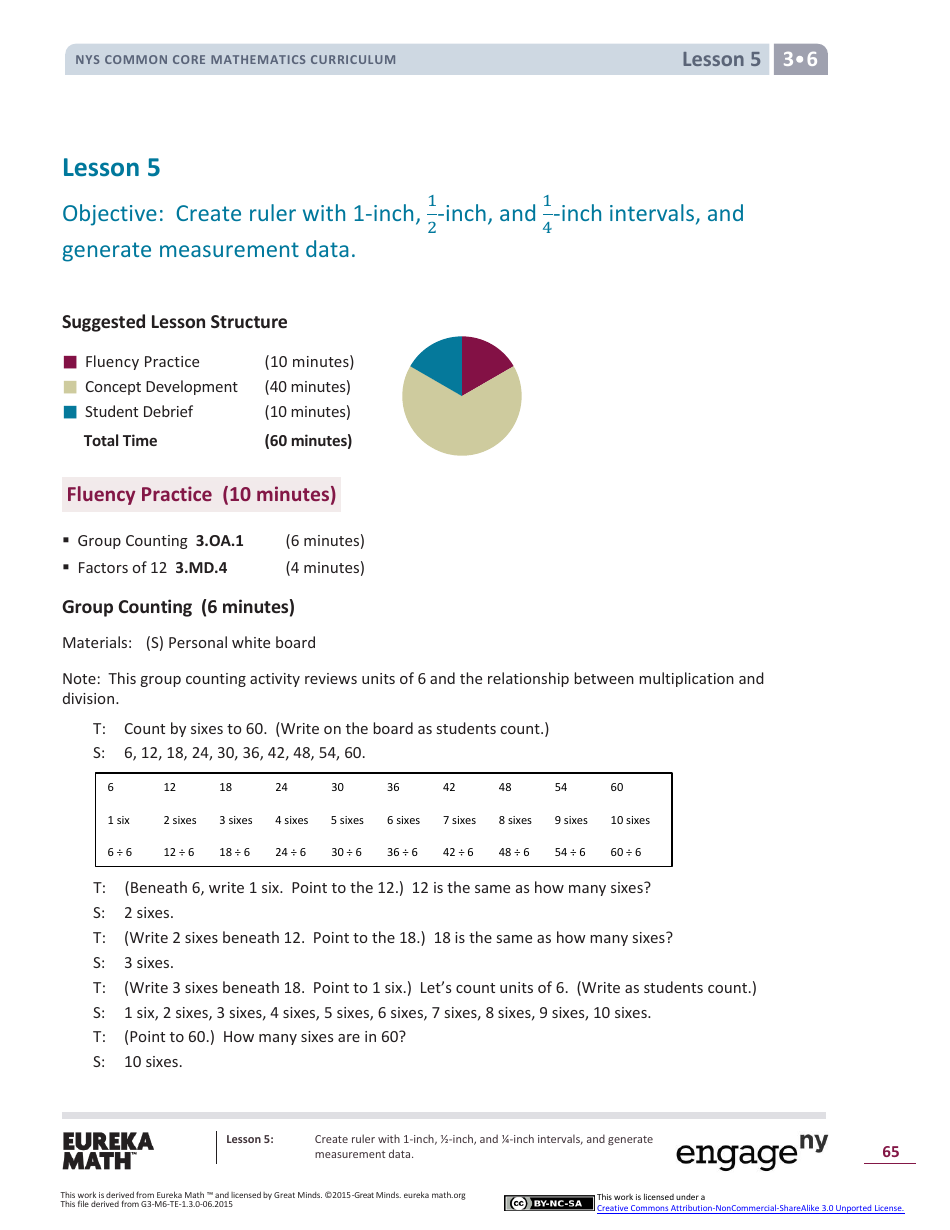 NYS Common Core Mathematics Curriculum Lesson 5 - Cover Image