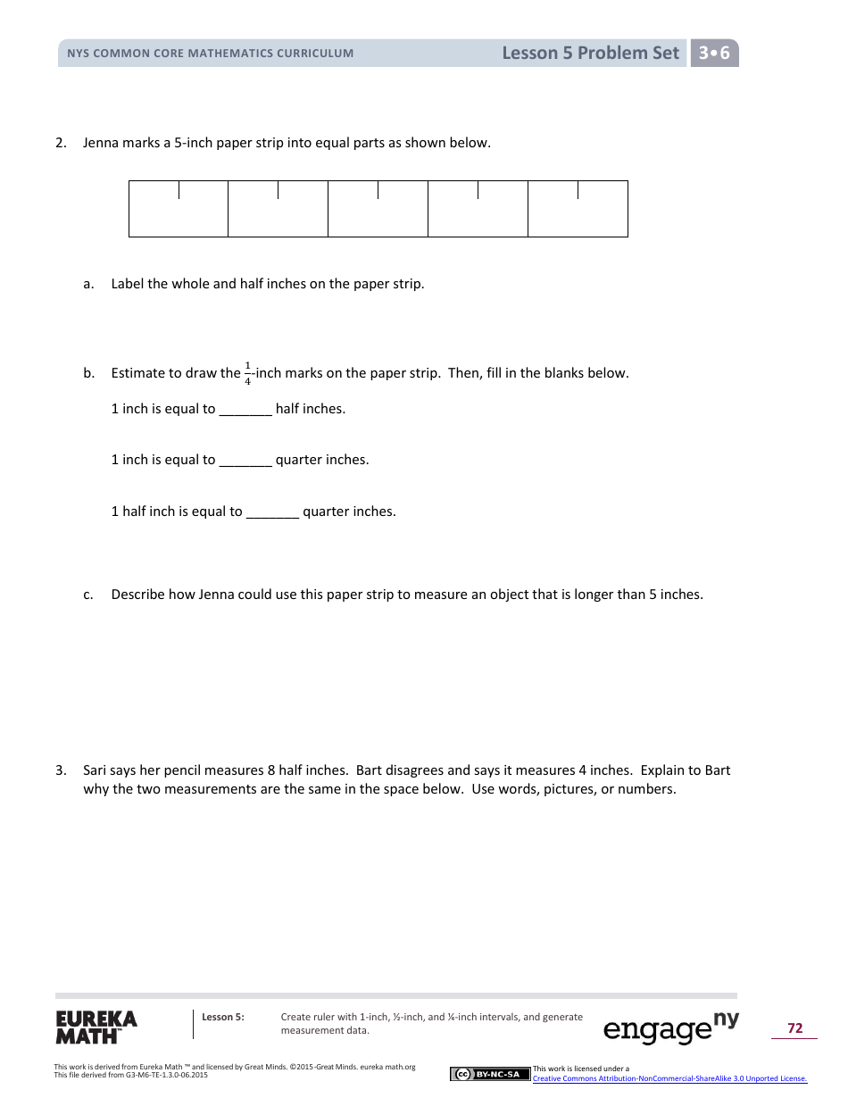 NYS Common Core Mathematics Curriculum Lesson 5 - Eurika Math, Page 8
