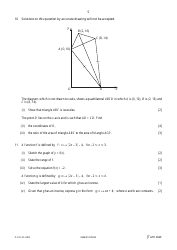 University of Cambridge International Examinations: Additional Mathematics Paper 1 - 0606/01, Page 5