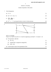 University of Cambridge International Examinations: Mathematics (Syllabus D) Paper 2, Page 2