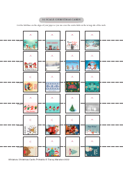 Miniature Christmas Card Envelope Template - Tracey Marsden, Page 2
