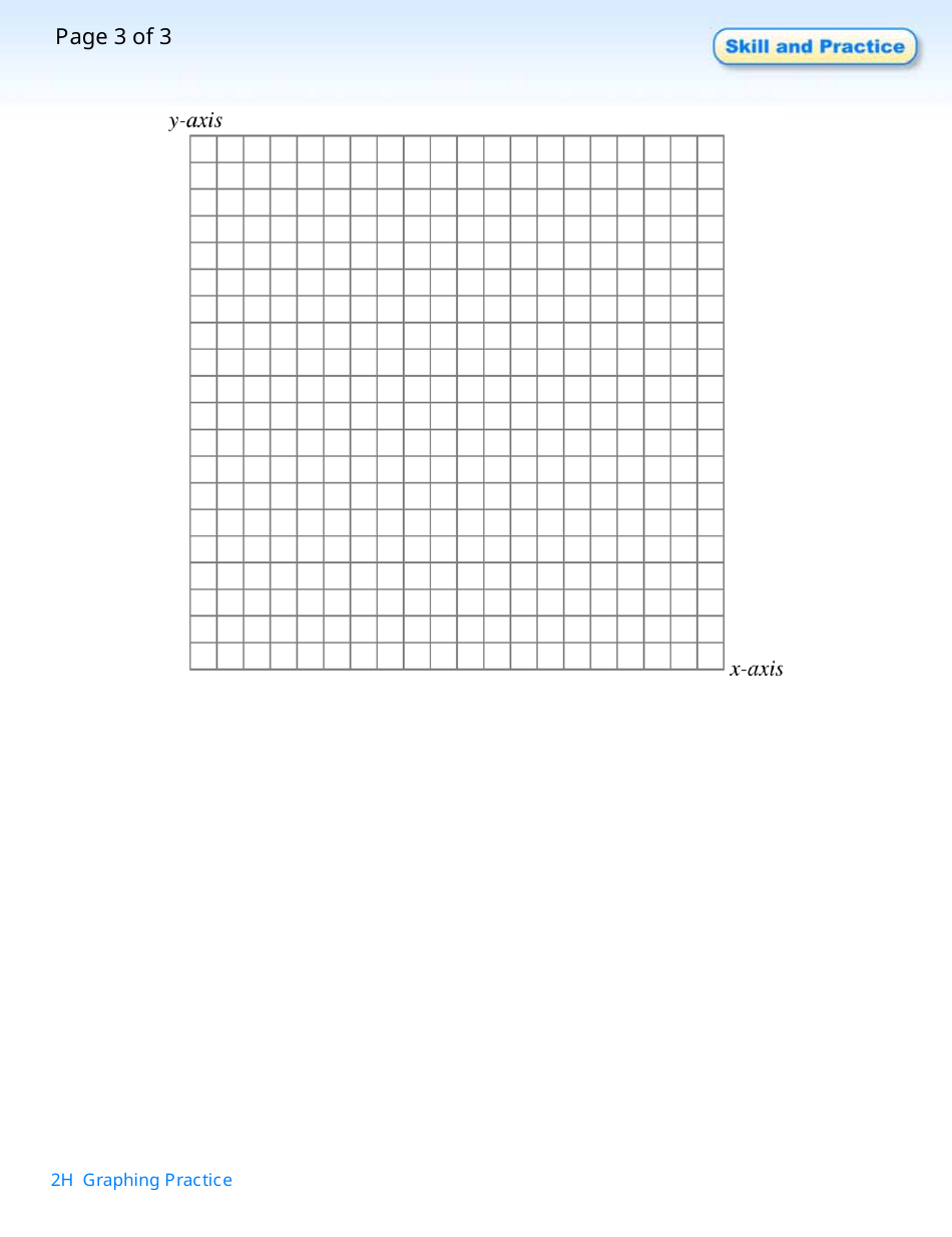 2h Graphing Practice Sheet, Page 3