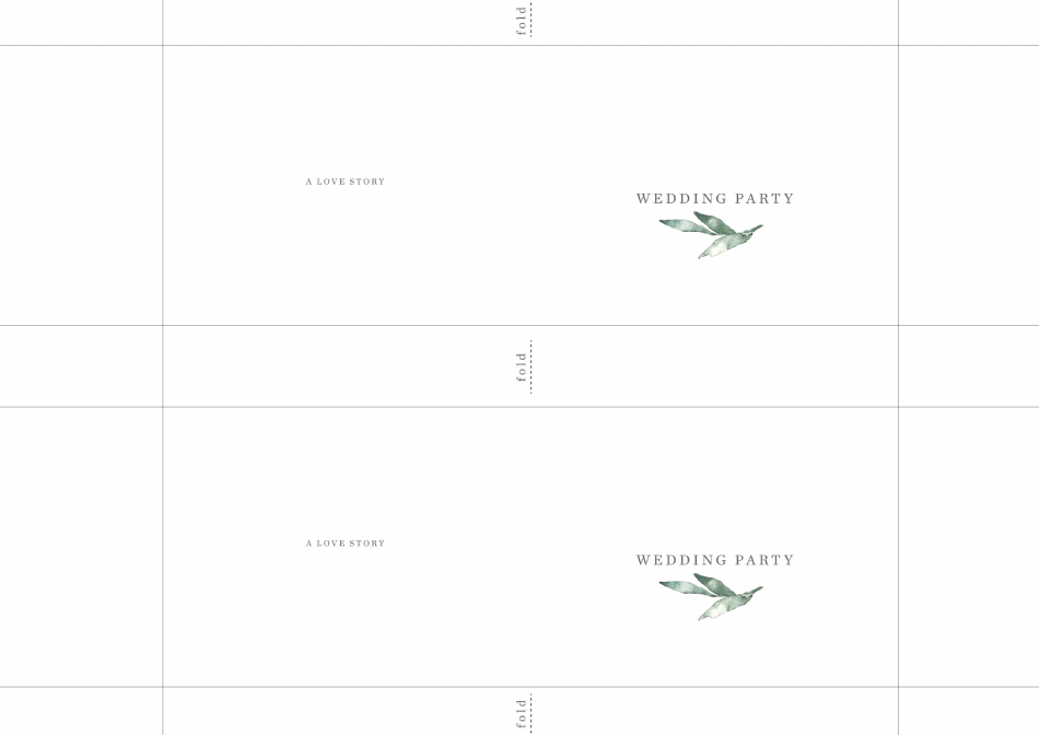 Wedding Party Card Templates, Page 10