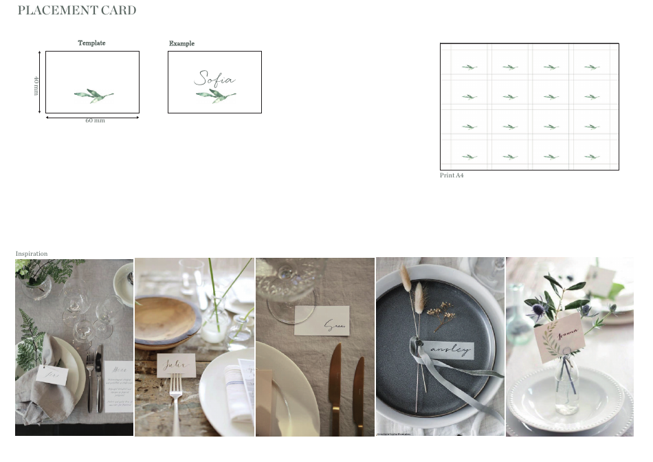 Wedding Party Card Templates, Page 3