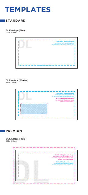 Dl Envelope Templates