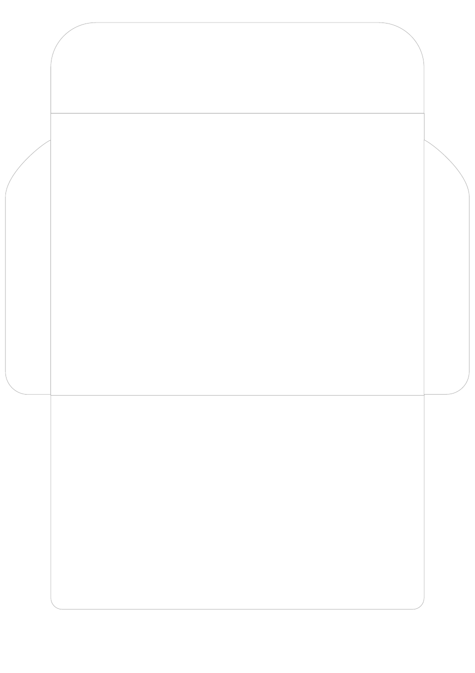 Printable Envelope Template, Page 1