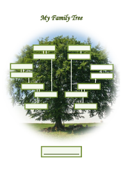 Document preview: Interactive Family Tree Template - Green