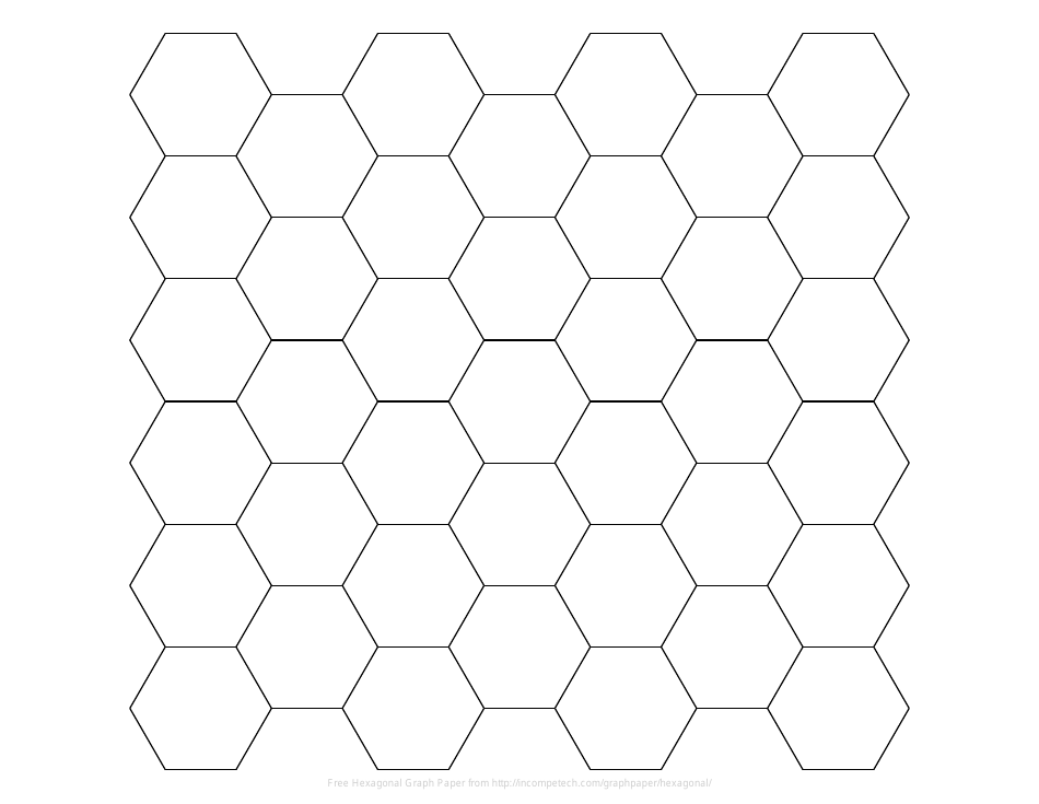 Hexagonal Graph Paper, Page 1