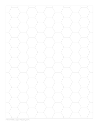 Document preview: Hexagon Grid Paper