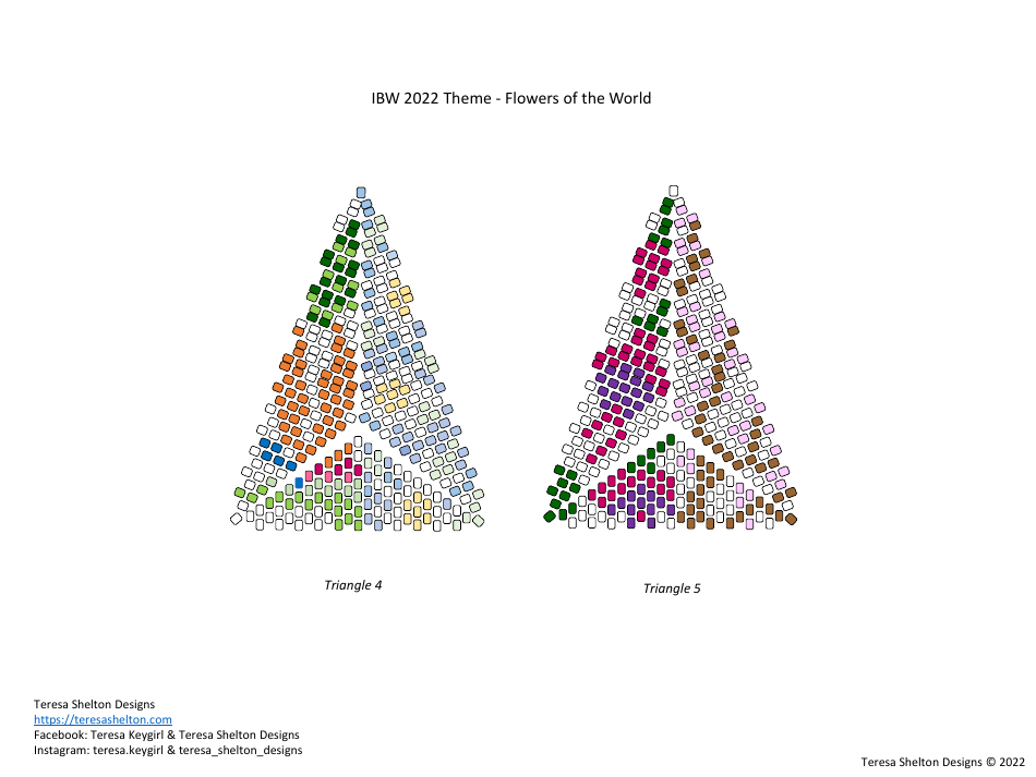 Spiky Star Beading Pattern Templates, Page 10