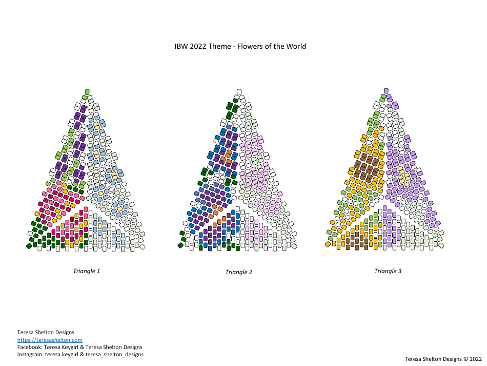 Spiky Star Beading Pattern Templates, Page 9