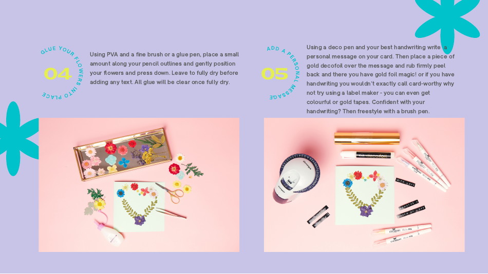 Pressed Flower Card Templates, Page 3