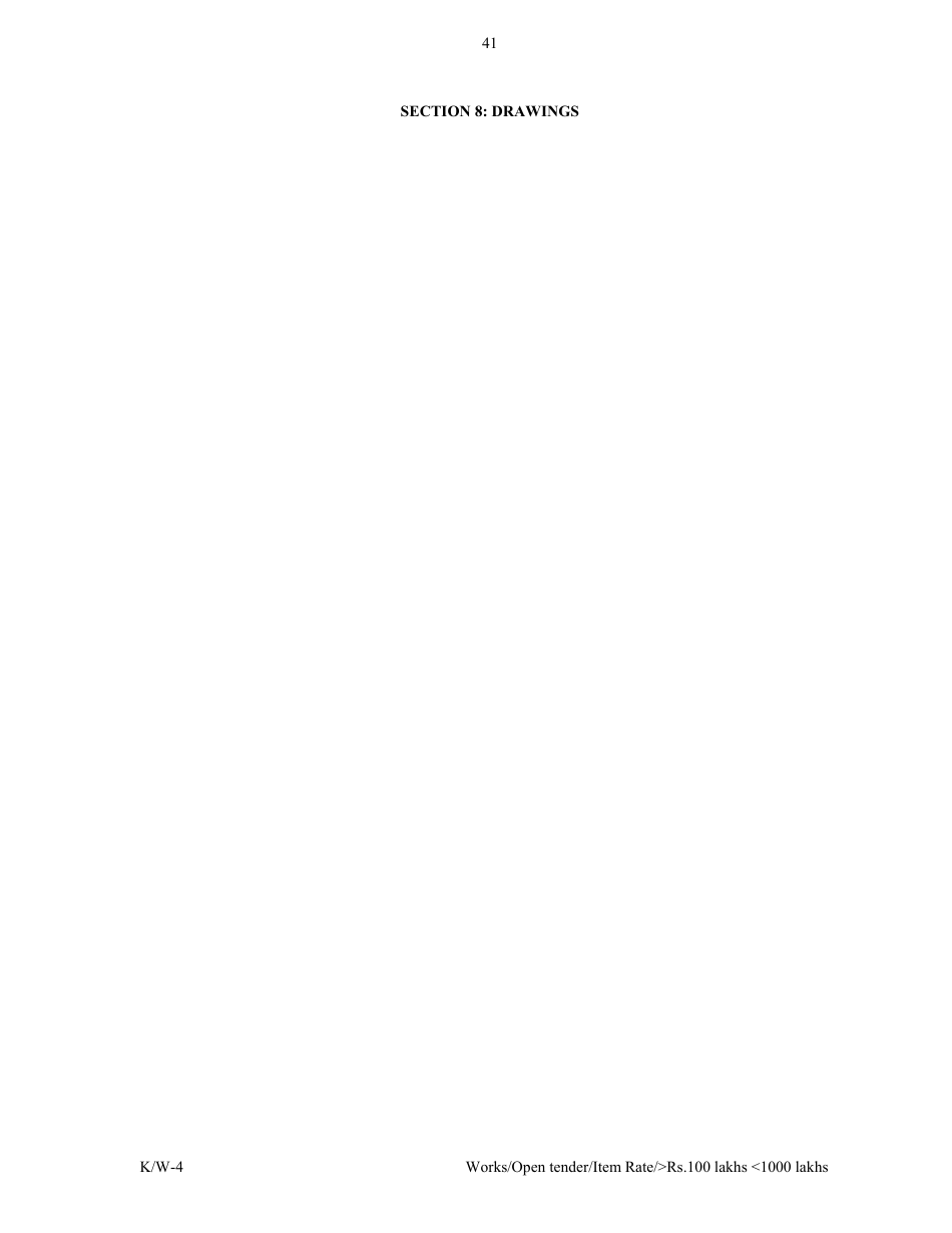 Annexure K / W-4 Open Tender - Item Rate Rs. 100 Lakhs Rs.1000 Lakhs - Karnataka, India, Page 41