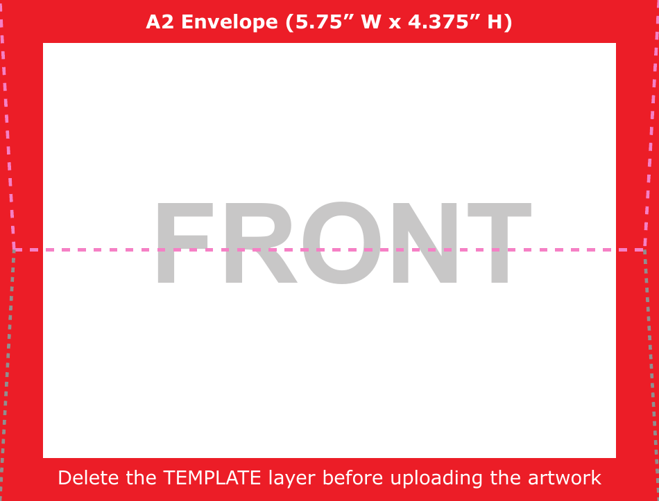 A2 Envelope Template Front Download Printable PDF Templateroller