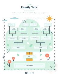 Document preview: Interactive Family Tree Template - Bestow