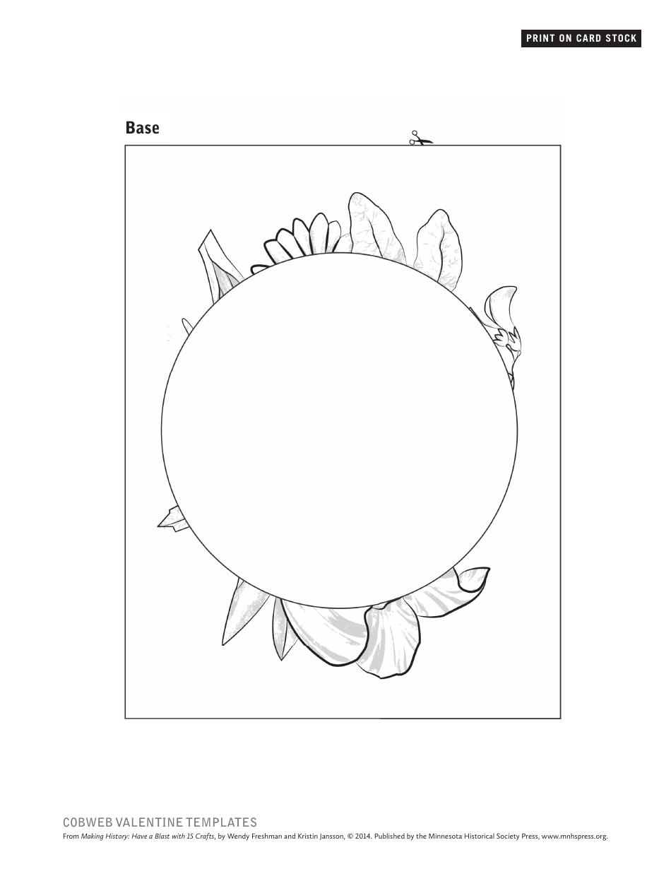 Cobweb Valentine Templates, Page 3