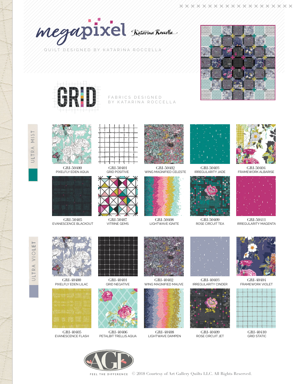 Megapixel Quilt Pattern, Page 2