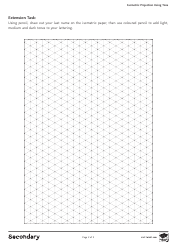 Isometric Projection Worksheet, Page 2