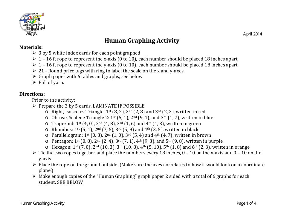 Graphing Activity
