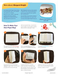 Paper Bag Craft Template, Page 2