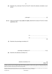 Cambridge International as &amp; a Level: Physics Paper 5 Planning, Analysis and Evaluation, Page 8