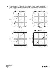 Staar Grade 8 Mathematics Practice Assessment - Texas, Page 11